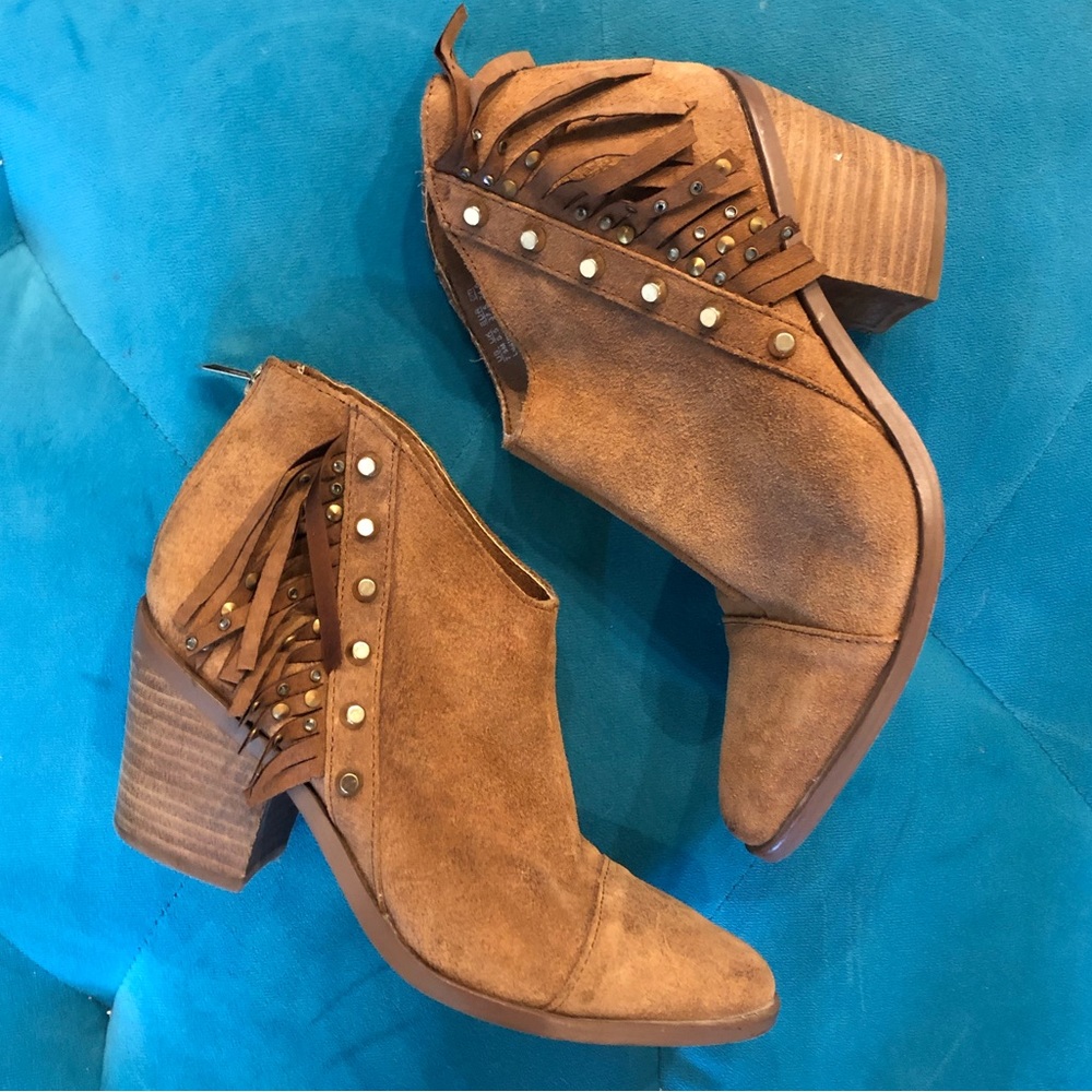 Fergie Tasseled Ankle Boots